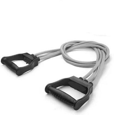 Avomaa Pull Rope Double Stretching Tube Latex Fitness Band Toning Tube@759 Resistance Tube(Multicolor)