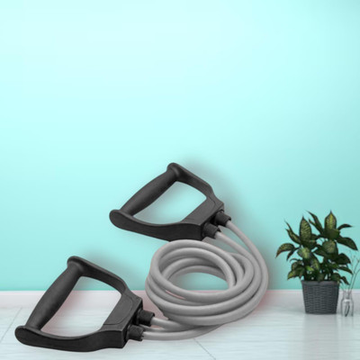 Aoriyon D8F-JG National Sports Double Toning Tube Resistance (Grey) Resistance Tube(Mulicolour)