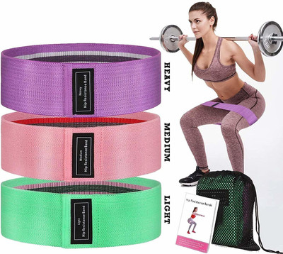 Cootamundra 129-PL-Hip Booty Bands for Squats Glutes and Butt Ideal for Men, and Women Resistance Tube(Multicolor)