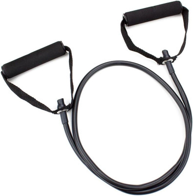 Fitcozi Toning Resistance Tube Heavy Quality Exercise Band for Stretching Resistance Tube(Black)