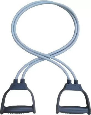 ResiTech Double Toning Tube with Handles- 10 kg-Medium Resistance Tube (Grey) Resistance Tube(Multicolor)