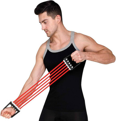 unitrade Tubes Muscle Pulling Exerciser Resistance Tube(Red)