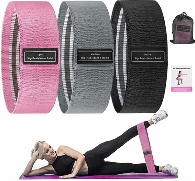 Armidale VVI®-130-ZA-Hip Booty Bands for Squats, Legs, Thigh, Glutes and Butt Resistance Tube(Multicolor)