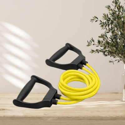 Aoriyon JH-D87S elasticity toning rope gym home (BLACK YELLOW) Resistance Tube(Yellow)