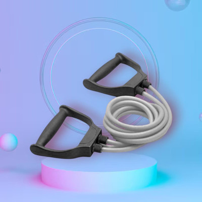 Aoriyon NY6-8H National Sports Double Toning Tube Resistance (Grey) Resistance Tube(Mulicolour)