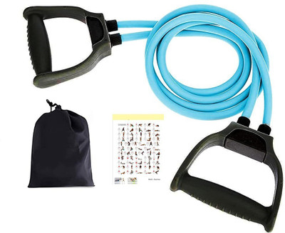 Dysart I-68-XS-Double Toning Tube Pull Rope Elastic Resistance Bands Resistance Tube(Multicolor)