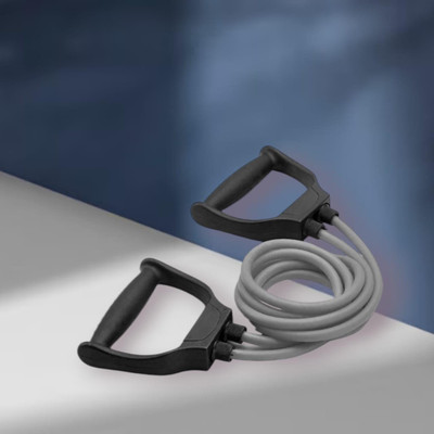 SRD JH-S7A Double Toning Fitness Pulling Rop Resistance Tube Resistance Tube(Mulicolour)