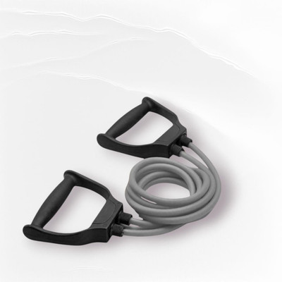 Aoriyon NO-F5 Pull Rope Fitness Rope Rubber Bands (GREY) Resistance Tube(Mulicolour)
