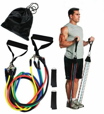 xwipe Resistance Band Set Gym Power Resistance Band Set Workout . Resistance Tube(Yellow, Red, Black, Green, Blue)