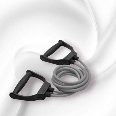 Aoriyon HG-8G Pull Rope Fitness Rope Rubber Bands (GREY) Resistance Tube(Mulicolour)