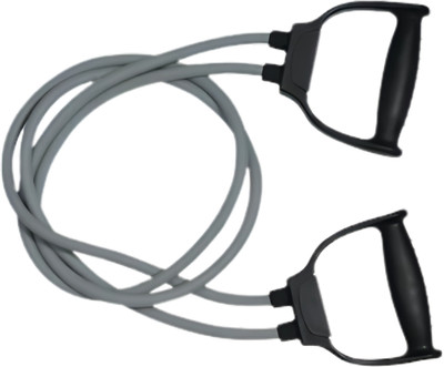 KITRON CoreFlex Dual Latex Resistance Tube for Fitness, Yoga & Rehab Resistance Tube(Grey)