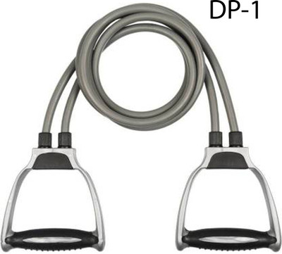 Oddish Resistant toning tube resistant band full body fitness exerciser rope DP-1 Resistance Tube(Grey)