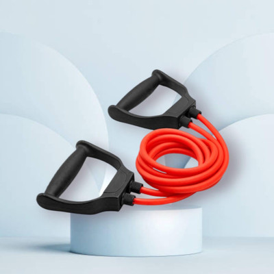 SRD SJ-7G1 Tning tube Men & Women Medium (BLACK RED) Resistance Tube(Mulicolour)