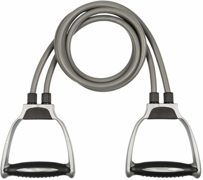 ResiTech Mobile Gym Double Toning Tube Resistance Tube(Grey)