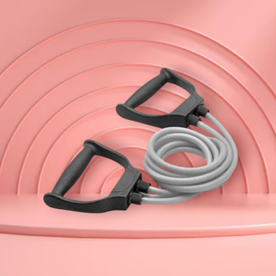 SRD L-19SD National Sports Double Toning Tube Resistance (Grey) Resistance Tube(Mulicolour)