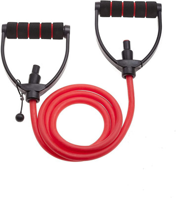 LIVOX Single String Resistance Toning Tube for Home & Gym Workout Full Body Exercise Resistance Tube(Multicolor)