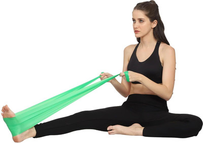 kiyo Yoga Band Resistance Exercise Band – Latex-Free Theraband Tube for Full Body Resistance Tube(Green)