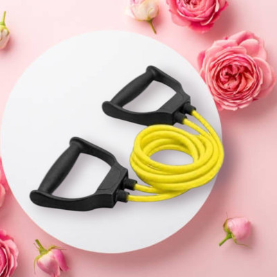 Aoriyon JD-IYD8 Double Toning Full Body Workout(BLACK YELLOW) Resistance Tube(Yellow)