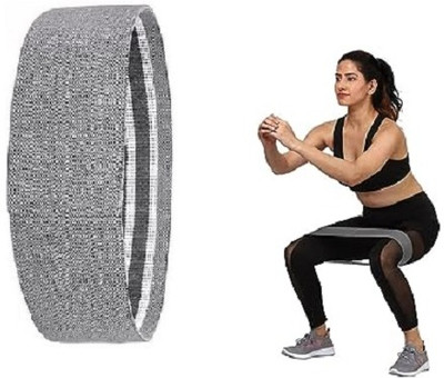 Fitcozi Exercise,Yoga ResistanceBand Resistance Tube Fabric Grey Resistance Band Resistance Tube(Grey)