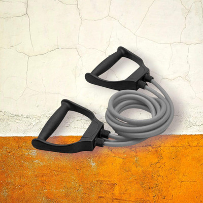 Aoriyon SF-8TN Pull Rope Fitness Rope Rubber Bands (GREY) Resistance Tube(Mulicolour)