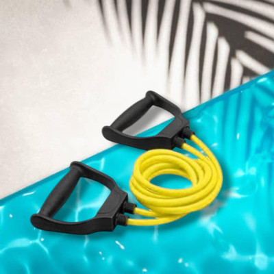 Aoriyon NDOR Double Toning elastic full body (BLACK YELLOW) Resistance Tube(Yellow)