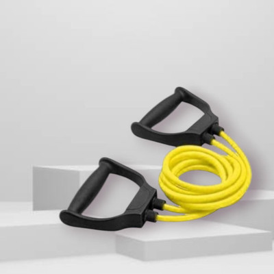 Aoriyon P083-SJ Heavy Quality Exercise toning (BLACK YELLOW) Resistance Tube(Yellow)