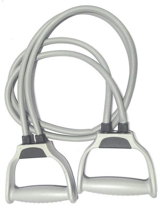 LIVOX Resistance Band Toning Tube Fitness Pulling Rope Resistance Tube Resistance Tube(Grey)