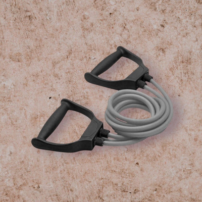 Aoriyon DG-7HF Pull Rope Fitness Rope Rubber Bands (GREY) Resistance Tube(Mulicolour)
