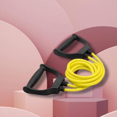 SRD JD-RJ training tube home workout muscle(BLACK YELLOW) Resistance Tube(Yellow)