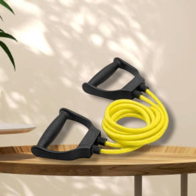 SRD JS-TJ training tube home workout muscle(BLACK YELLOW) Resistance Tube(Yellow)