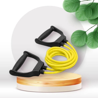 Aoriyon H-8HY Toning Resistance Elastic Rubber (BLACK YELLOW) Resistance Tube(Yellow)
