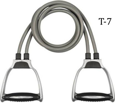 ResiForce Double Toning Tube with Handles- 10 kg-Medium Resistance Tube Resistance Tube(Grey)