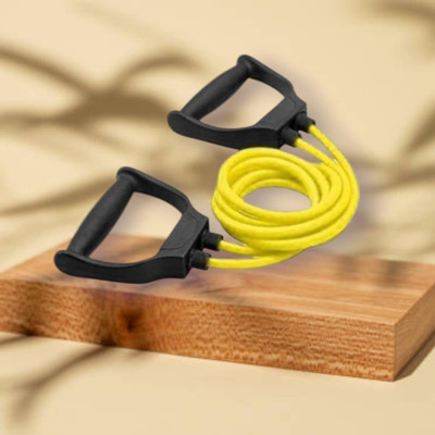 Aoriyon UHI-DH toning tube exerciser home gym(BLACK YELLOW) Resistance Tube(Yellow)