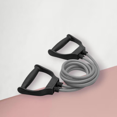 SRD K-D9D Double Toning Fitness Pulling Rop Resistance Tube Resistance Tube(Mulicolour)
