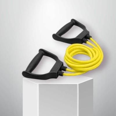 SRD JH0HJ Toning tue raining and Muscle Building (BLACK YELLOW) Resistance Tube(Yellow)