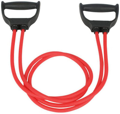 Strongy Double Toning Tube For Strength And Flexbile Excercise Resistance Tube(Red)
