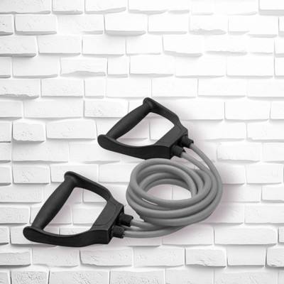 Aoriyon SH-37D Pull Rope Fitness Rope Rubber Bands (GREY) Resistance Tube(Mulicolour)