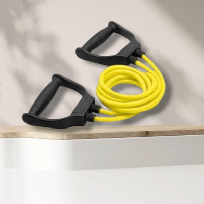 Aoriyon JD-IH training tube home workout muscle(BLACK YELLOW) Resistance Tube(Yellow)