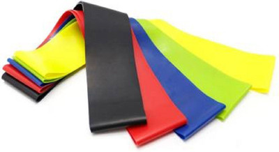 ERDTM Resistance Loop Exercise Bands for Home Workouts Resistance Band (Pack of 5) Resistance Tube(Multicolor)