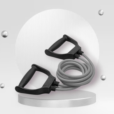 SRD QIS-S8D toning rop latex tube for gym home stretching Resistance Tube(Mulicolour)