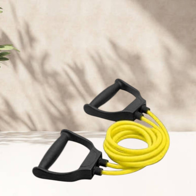 Aoriyon HG-S8Q elasticity toning rope gym home (BLACK YELLOW) Resistance Tube(Yellow)