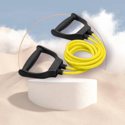 Aoriyon JG-85H Toning Resistance Elastic Rubber (BLACK YELLOW) Resistance Tube(Yellow)
