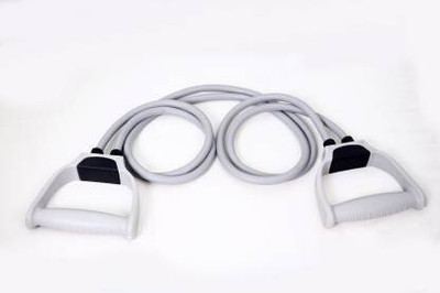 Aldgate Double Resistance Bands Toning Tube Exerciser with D Handle (Multicolor) Resistance Tube(Multicolor)