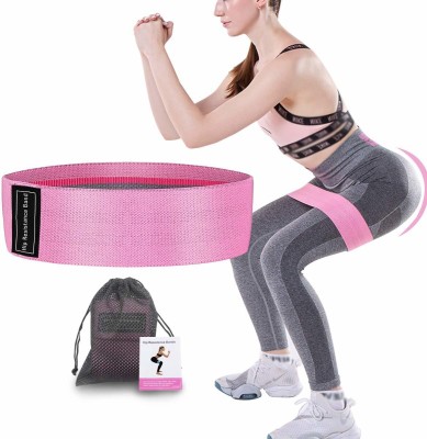 ABHINESH -VF-40-Band for Exercise, and Workout Non Slip Hip Booty Band Resistance Tube(Multicolor)