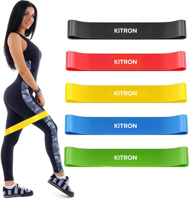 KITRON Comfortable Green Resistance Band for Pilates and Stretching Resistance Tube(Green)