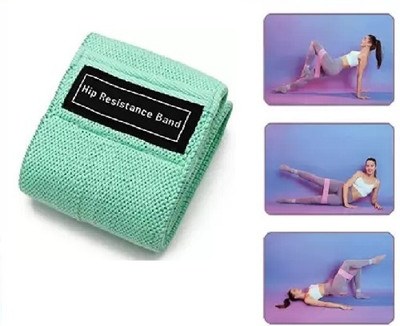 Fitcozi High Quality Fabric loop Band Stretch Exerciser For Legs, Hip Resistance Tube Resistance Tube(Green)