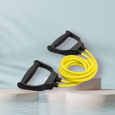 Aoriyon J-EJT Double Toning Resistance Heavy Quality(BLACK YELLOW) Resistance Tube(Yellow)