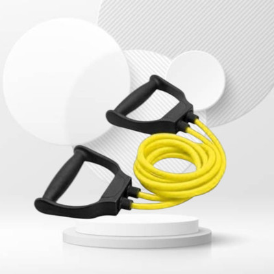 SRD ZHS-DI Toning tue raining and Muscle Building (BLACK YELLOW) Resistance Tube(Yellow)