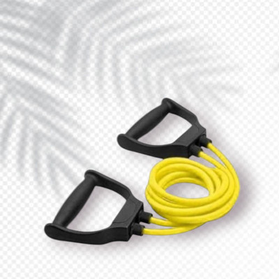 SRD HI-SUK toning muscles general fitness (BLACK YELLOW) Resistance Tube(Yellow)