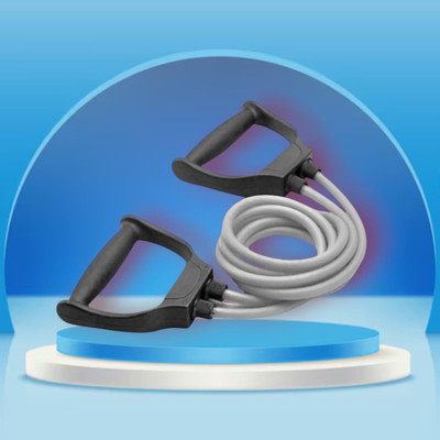 Aoriyon HD7-D6N National Sports Double Toning Tube Resistance (Grey) Resistance Tube(Mulicolour)